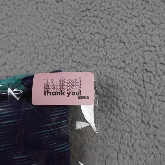 ROXY Capri Leggings Womens Small Blue Pattern Drawstring Run Swim Surf Stretch - Picture 15 of 15